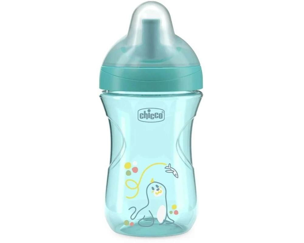 Chicco Kindertrinkbecher Advanced Cup Blau - 12m+