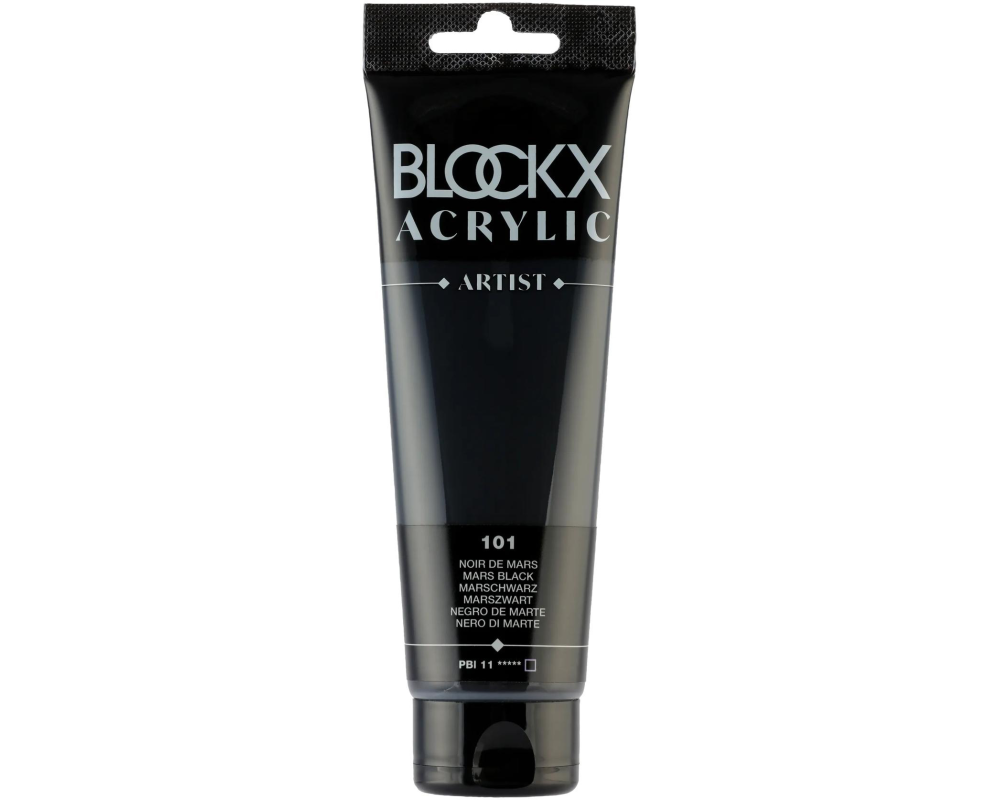 BLOCKX Acrylfarbe 120ml 60101BXC Marsschwarz