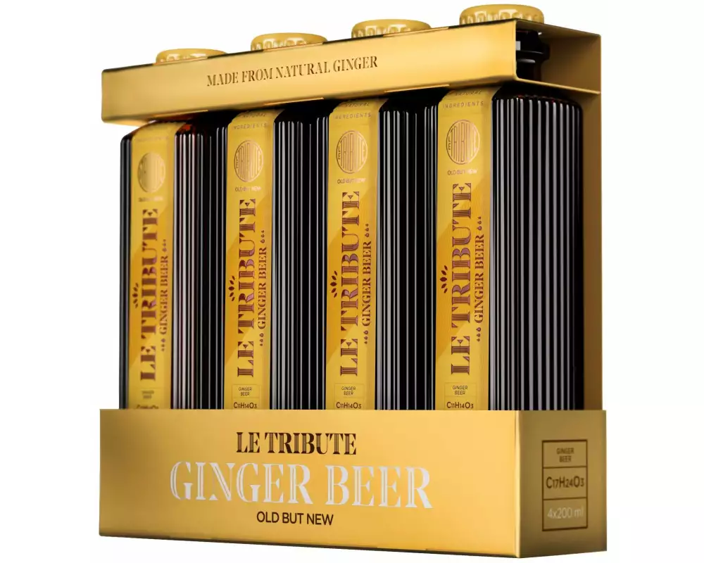 Le Tribute Soft-Drinks Ginger Beer 4 x 20 cl