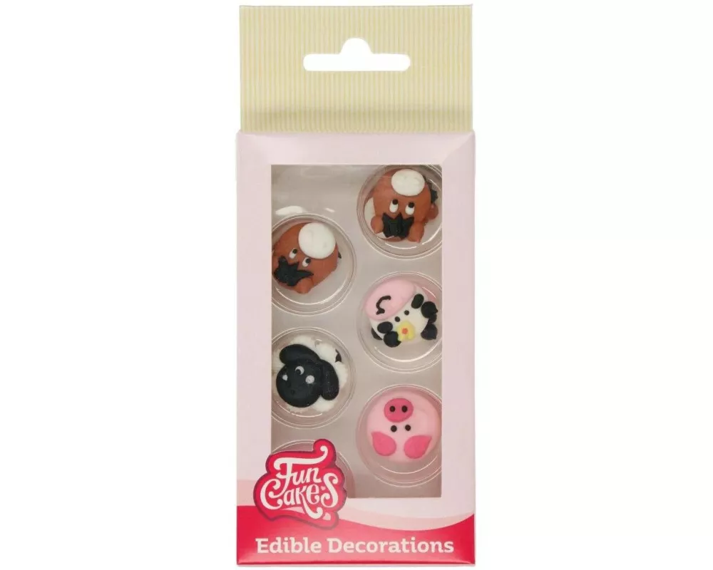 Funcakes Zuckerdekor Bauernhof 12 Stück
