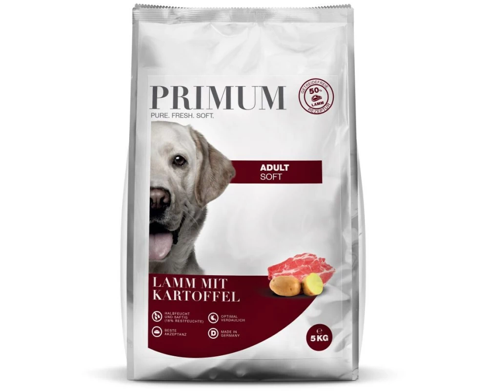 PRIMUM Halbfeuchtfutter Adult Lamm mit Kartoffel 5 kg