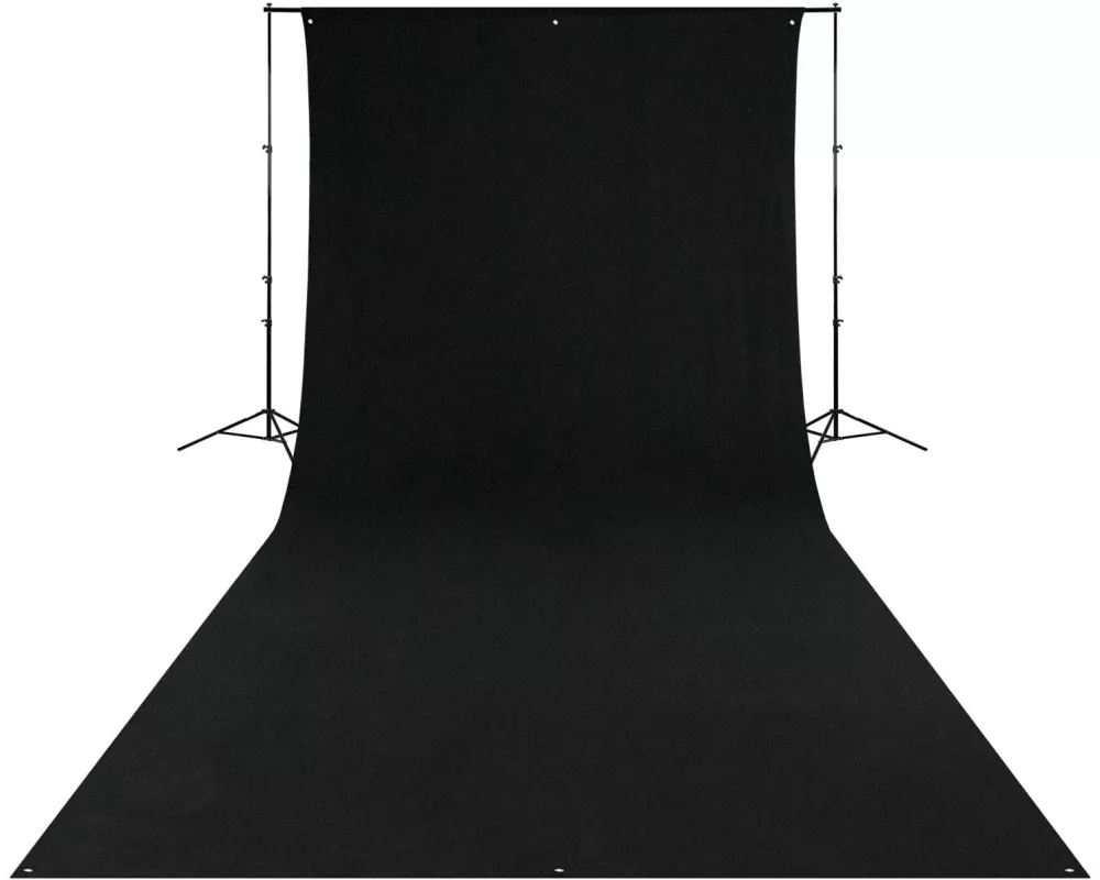 Westcott Hintergrund Faltenresistent 270 x 610 cm Rich Black