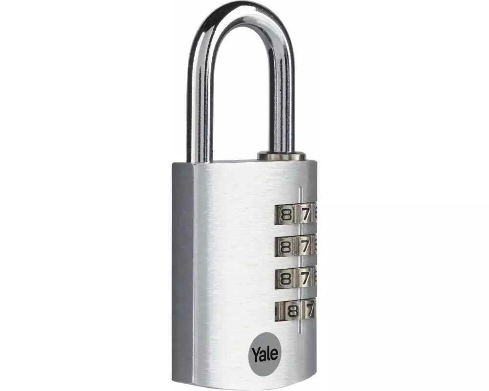 Yale Zahlenschloss YE3CB 38/31 Silber Aluminium/Stahl