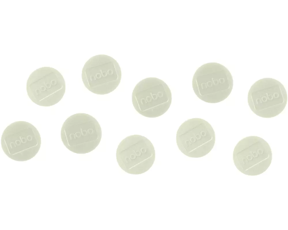 Nobo Haftmagnet Ø 3.2 cm 10 Stück, Weiss