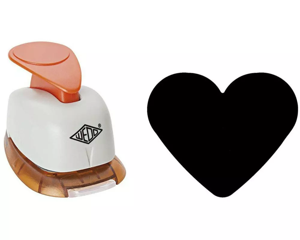 WEDO Motivstanzer Herz, 2.5 cm