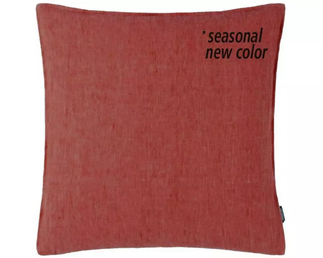 PROFLAX Kissenbezug Leinen 50 x 50 cm, Rot