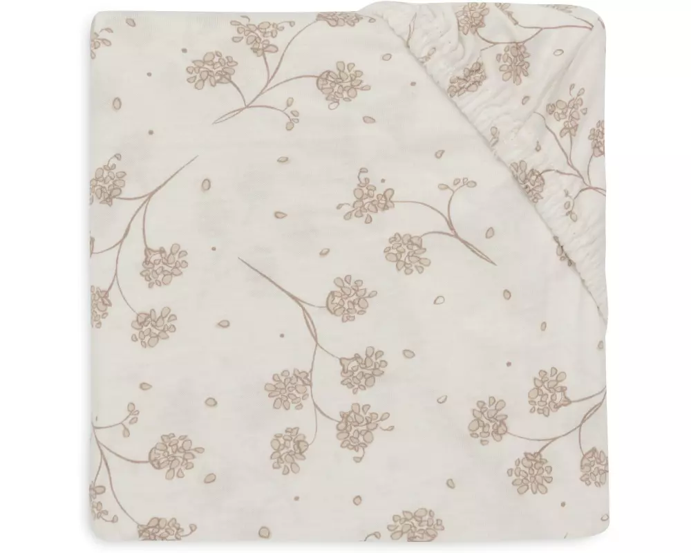 Jollein Fix-Leintuch Leafy Dreams 40/50 x 80/90 cm