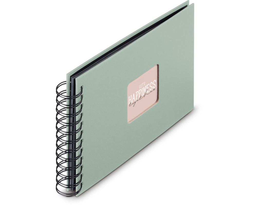 HAMA Spiralalbum Fine Art 24x17cm 9869 salbei 25 Blatt