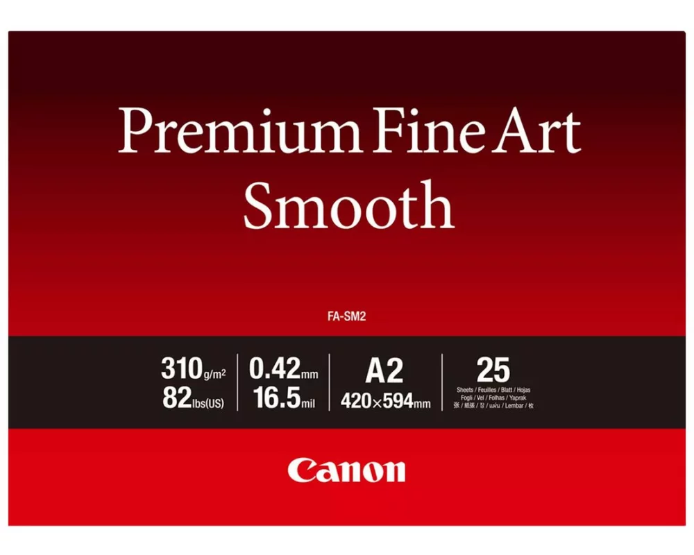 Canon FA-SM2 A2 25Sheets Premium Fine Art Smooth Paper