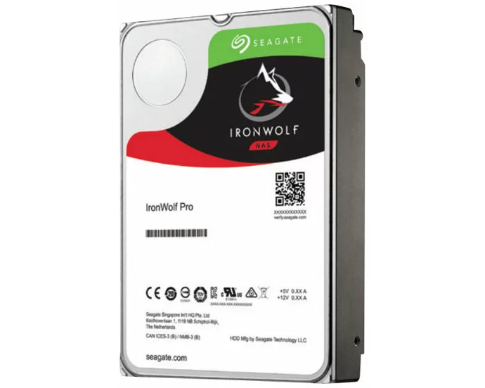 Seagate Ironwolf PRO Enterprise NAS HDD 12TB 7200rpm 6Gb/s SATA 128MB cache 8.9cm 3.5inch 24x7 for NAS & RAID Retail SinglePack
