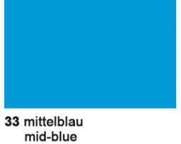 URSUS Seidenpapier 50x70cm 4642233 mittelblau 6 Bogen