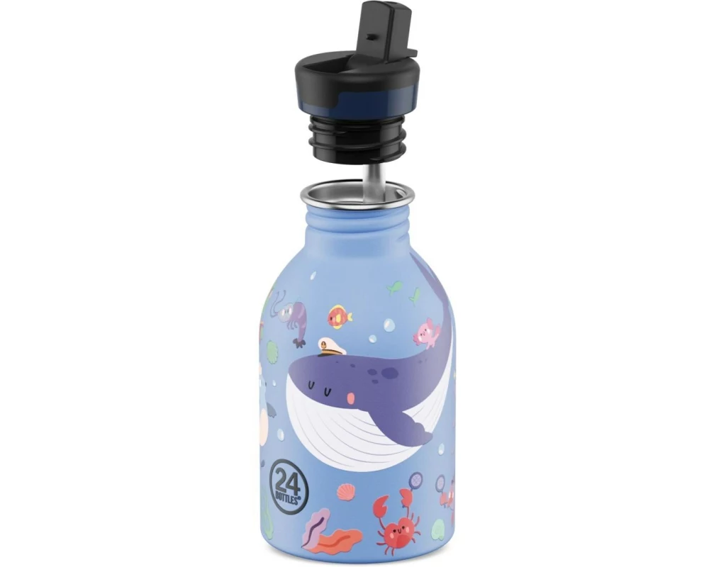 24Bottles Trinkflasche Urban 250, 250 ml, Ocean Friends
