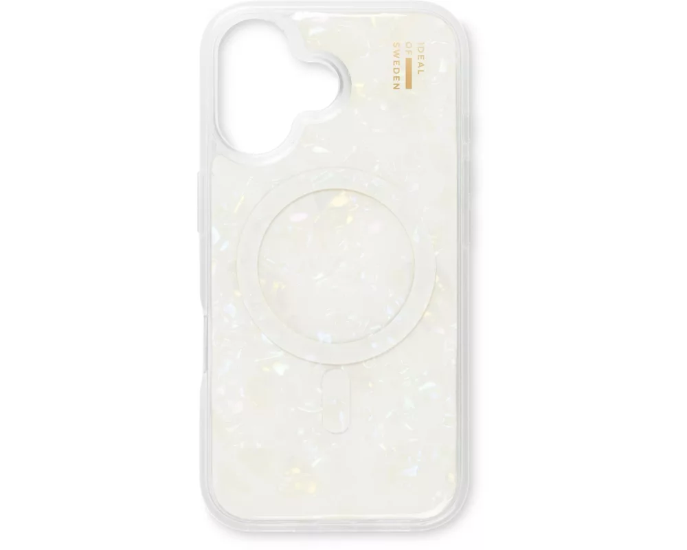 Ideal of Sweden Back Cover iPhone 16 Plus Perlmutt Weiss