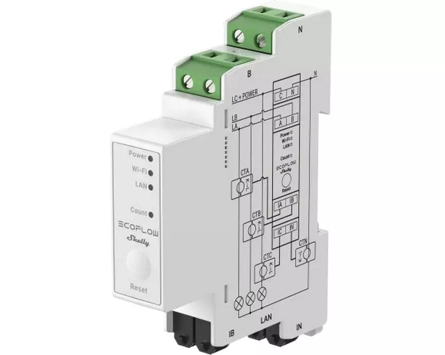 EcoFlow Dreiphasen-Energiezähler 3EM