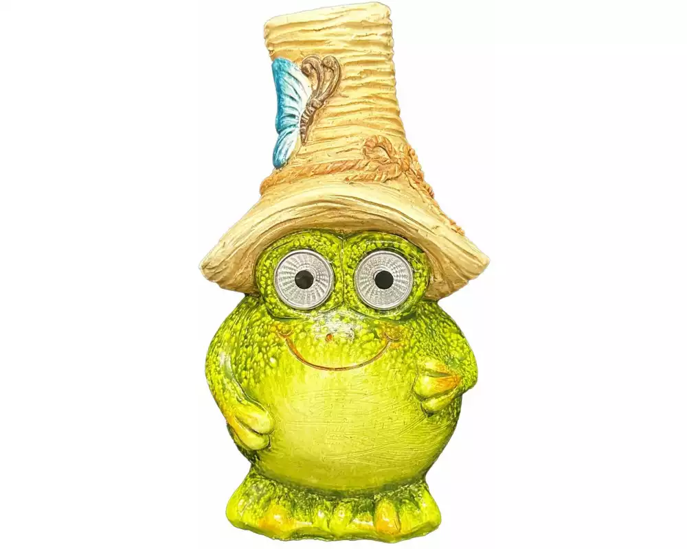 Dameco Solar Figur Frosch Grün