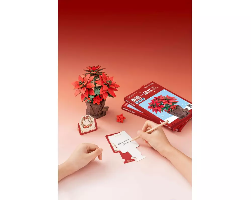 Rolife Bausatz Poinsettia Weihnachtsstern