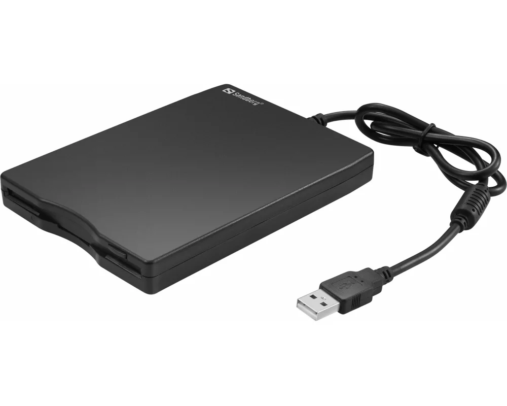 Sandberg USB Floppy Mini Reader, white
