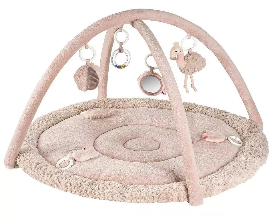 fehn 3-D-Activity-Decke Flamingo, Rose