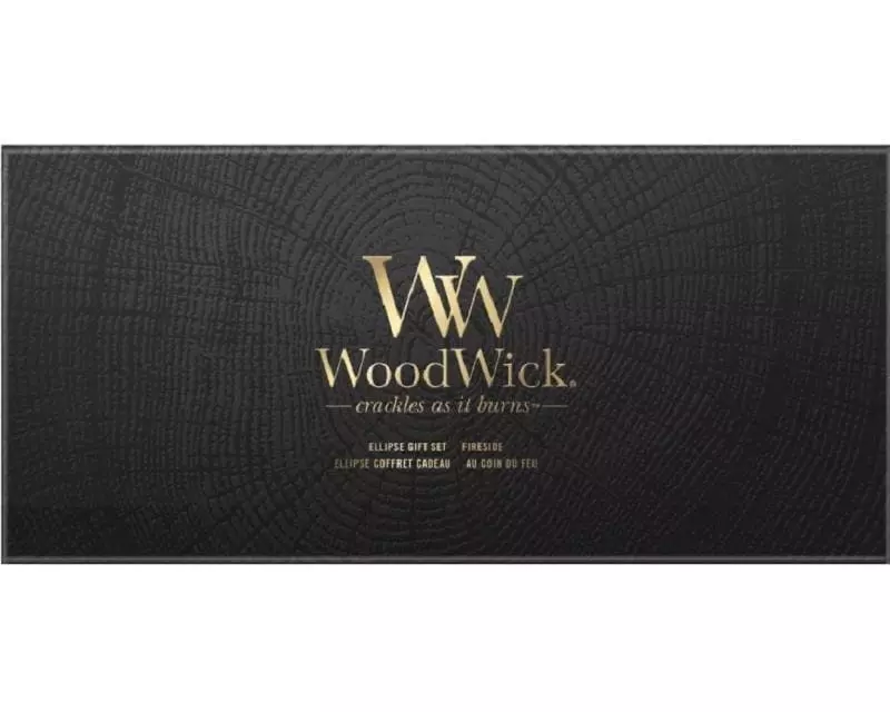 Woodwick Duftkerze Geschenkbox Fireside Ellipse