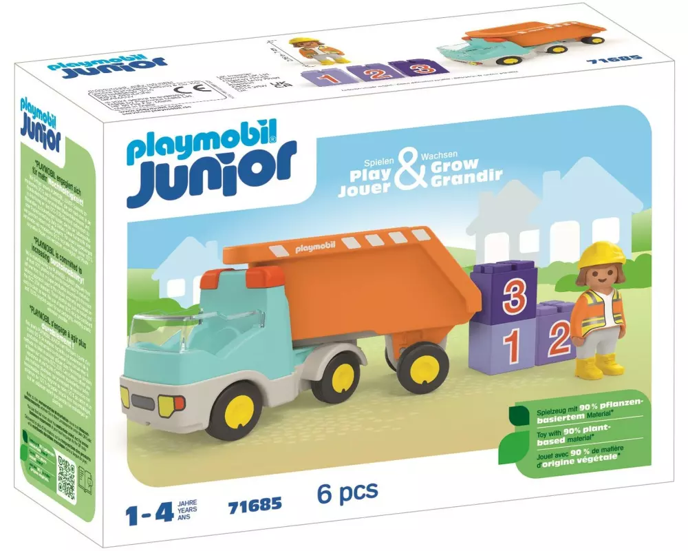 Playmobil Junior Kipplaster mit Kippfunktion 71685