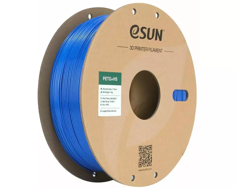 eSun Filament PETG+ HS Blau 1.75 mm 1 kg