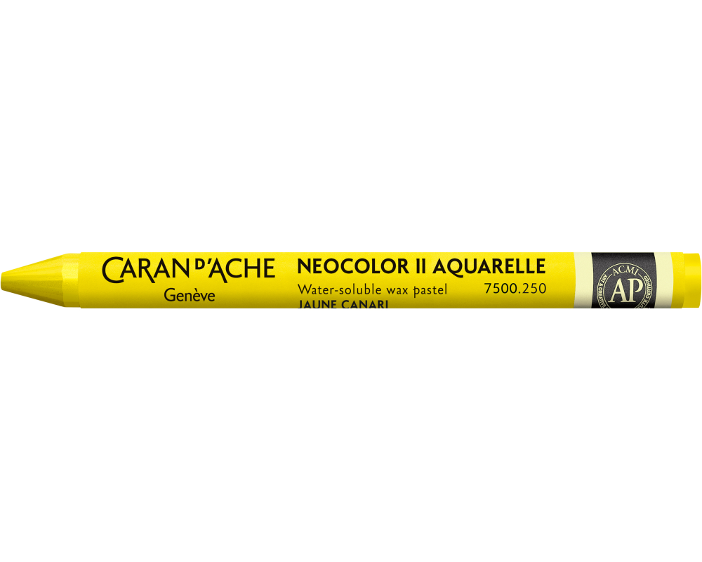 CARAN D'ACHE Wachsmalkreide Neocolor II 7500.250 kanariengelb
