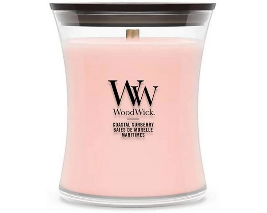 Woodwick Duftkerze Coastal Sunberry Medium Jar