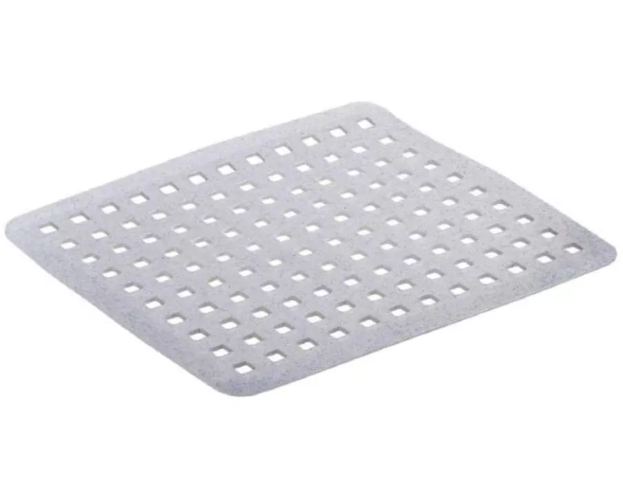 Rotho Abtropfmatte Basic Cool Grey Grau