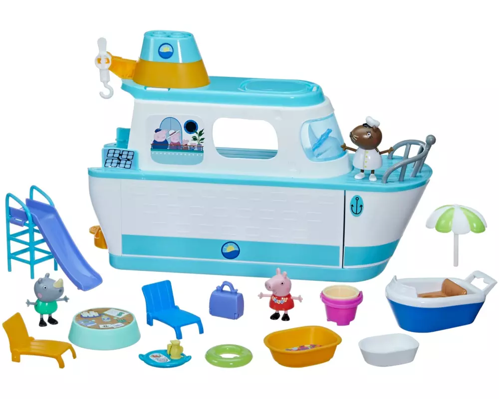 Hasbro Spielfigurenset Peppa Pig Peppas Kreuzfahrtschiff