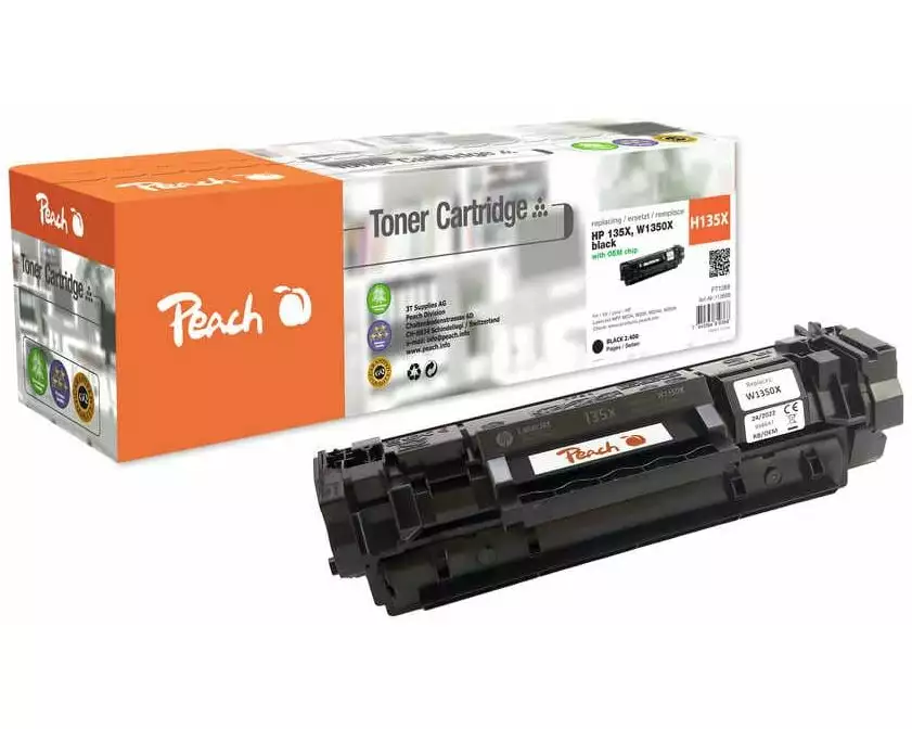 Peach Toner HP No. 135X, W1350X Black