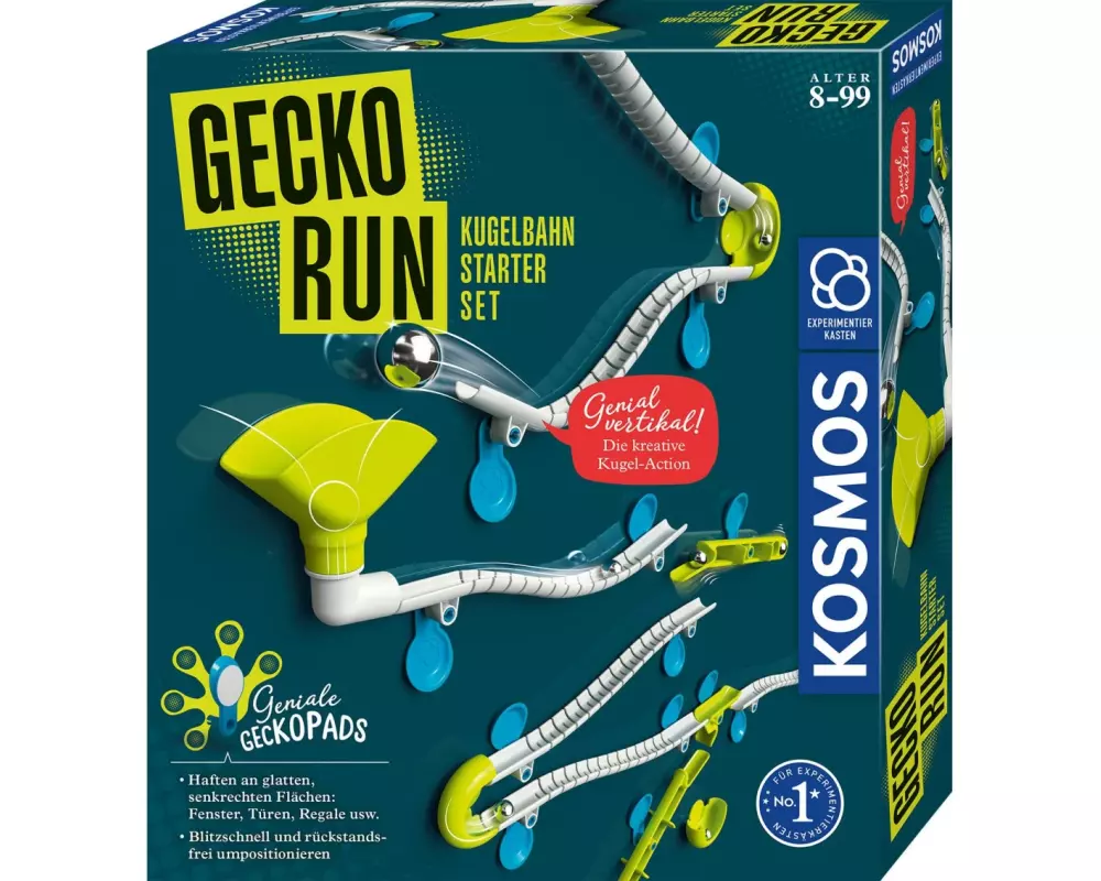 Kosmos Gecko Run Kugelbahn Starter-Set -DE-