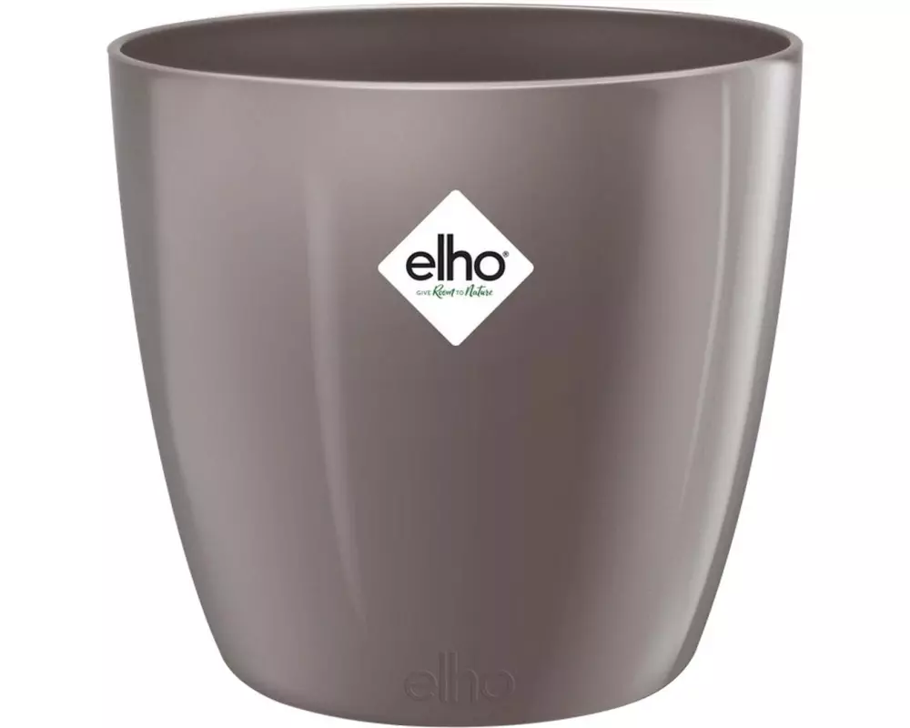 Elho Blumentopf Brussels Diamond rund 1.4 l, Oyster Pearl