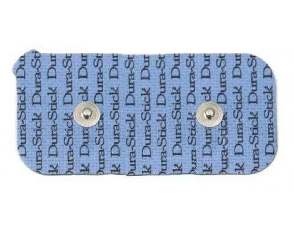 Chattanooga Elektroden Durastick Plus Cloth 5 x 10 cm, Dual Snap