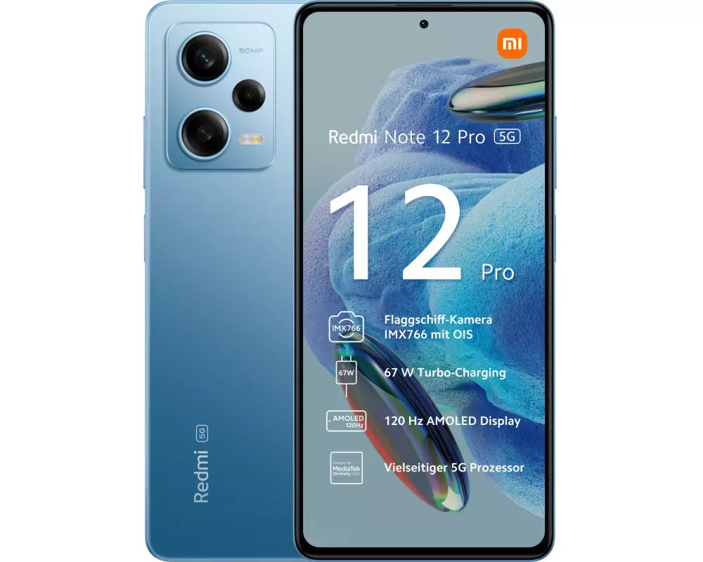 Xiaomi Redmi Note 12 PRO 5G 128 GB Sky Blue