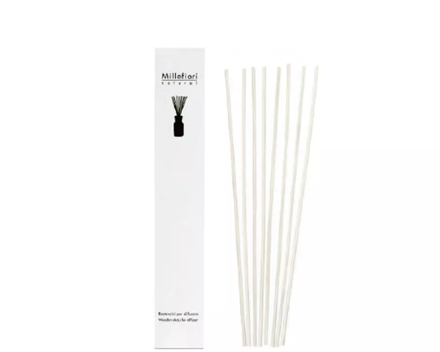 Millefiori Ersatzstäbchen für 500 ml Duft, 12 Stück