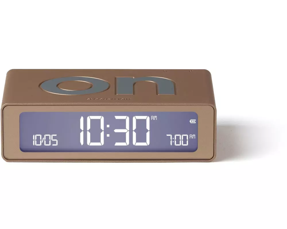 Lexon Digitalwecker Flip Mini Gold
