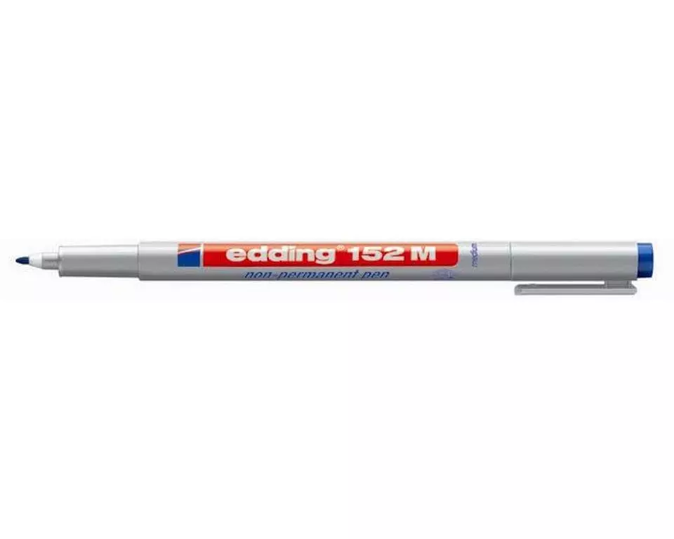 edding Non-Perm. Pen 152M blau Folienschreiber Rund 1 mm
