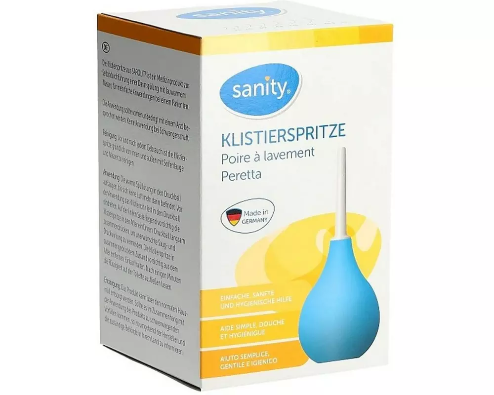 Sanity Klistierspritze Birnspritze Gr. 11 zweiteilig 347 ml