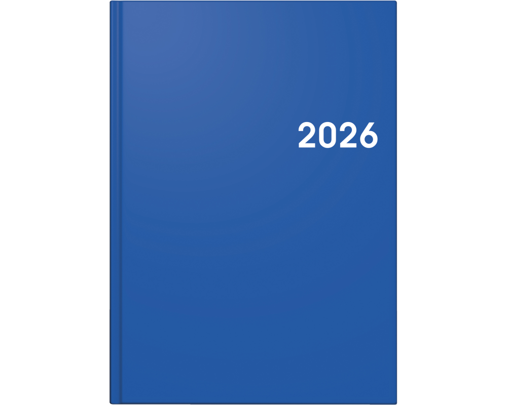BRUNNEN Buchkalender 2026 1079561036 1T/1S blau ML A5