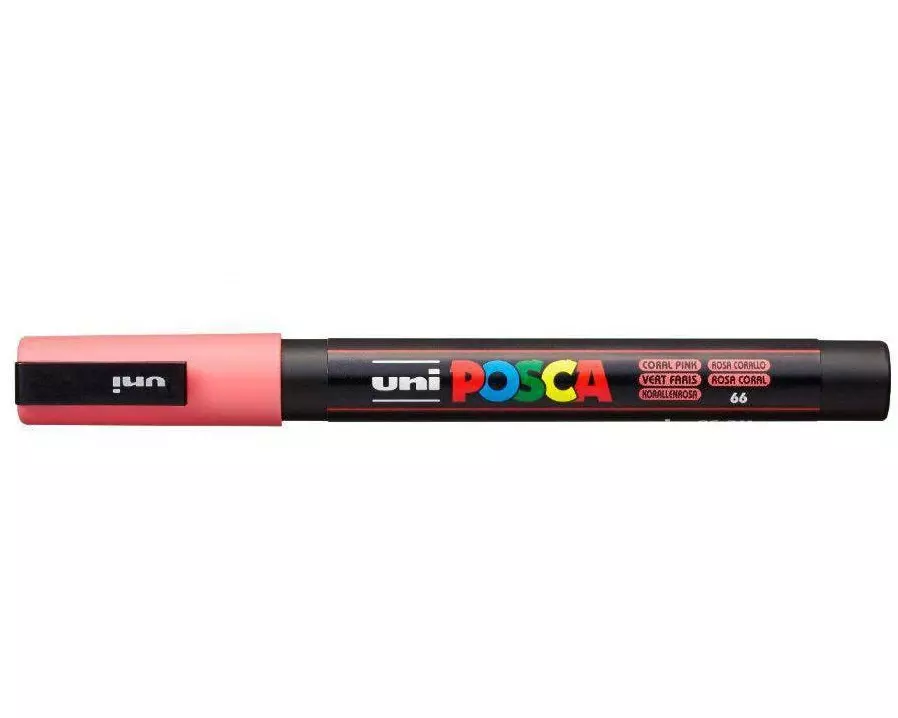 Uni Permanent-Marker POSCA Softcolors 0.9-1.3 mm, Korallenrosa