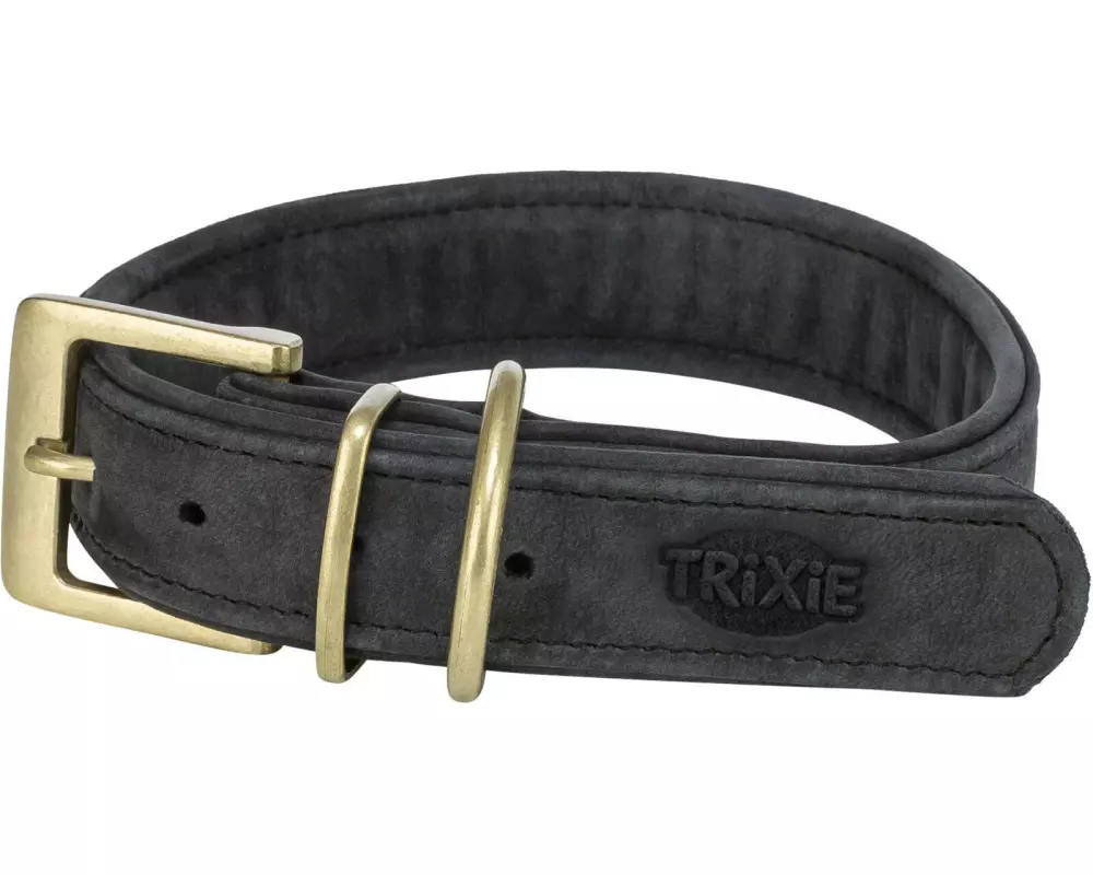 Trixie Pure Halsband M-L, Schwarz
