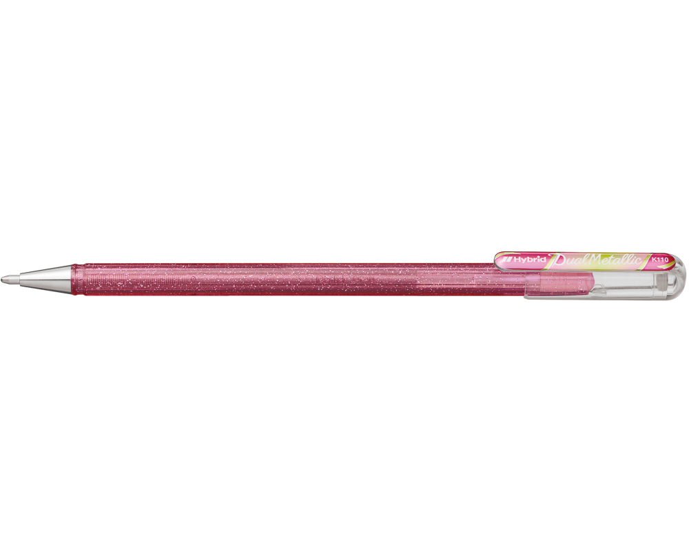 PENTEL Roller Hybrid Metal 1mm K110-DMPX pink/grün/gold