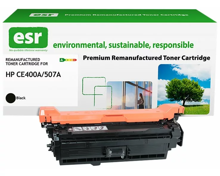 ESR Toner cartridge compatible with HP CE400A black remanufactured 5.500 pages