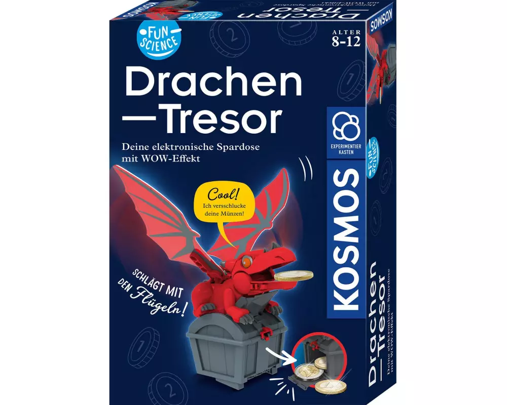 Kosmos Experimentierkasten Fun Science Drachen-Tresor