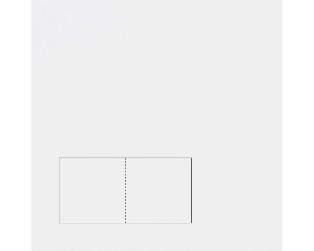 Rico Design Paper Poetry Essentials Karte Hochweiss