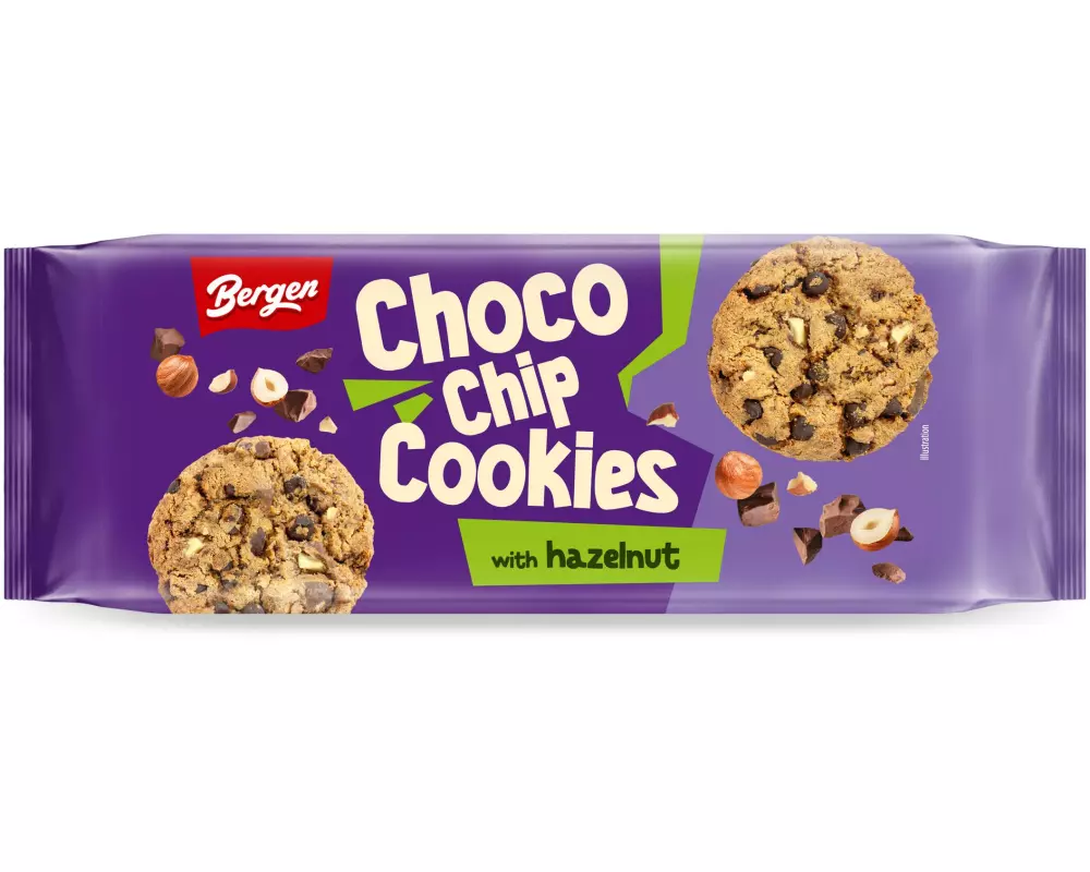 Bergen Cookies Obsession Choco Chip Haselnuss 85 g