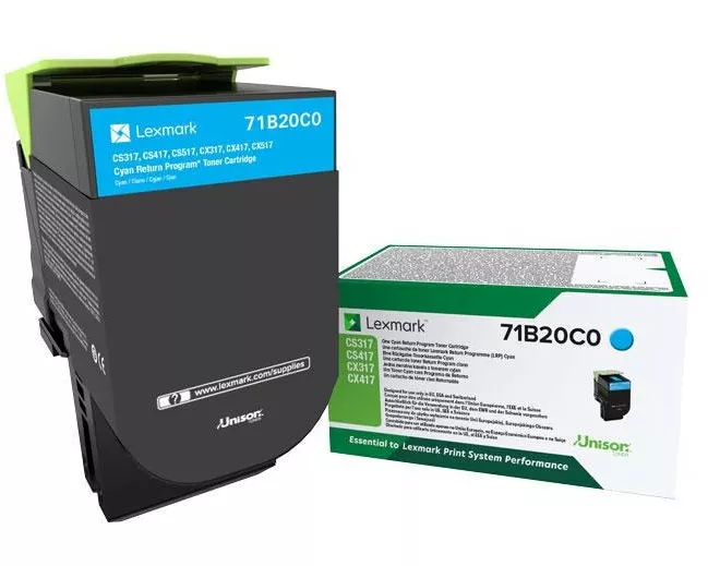 Lexmark Toner 71B20C0 Cyan