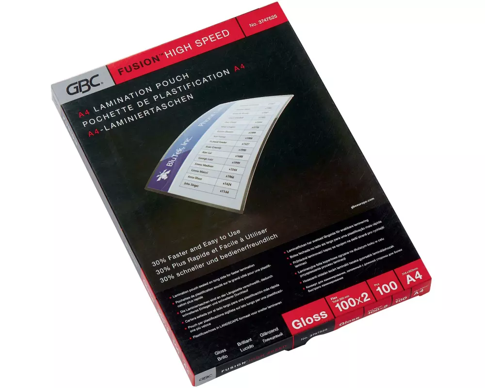 GBC Laminierfolie High-Speed Pouch A4, 100 Stück