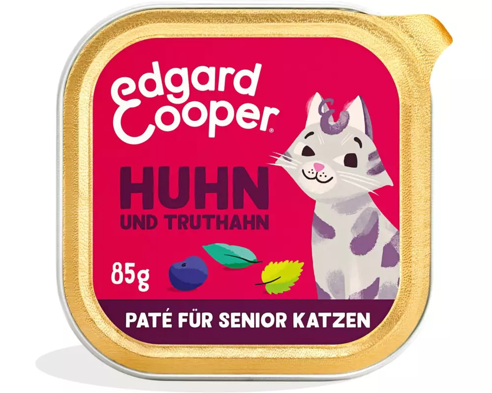 Edgard & Cooper Nassfutter Senior Huhn & Truthahn, 16 x 85g