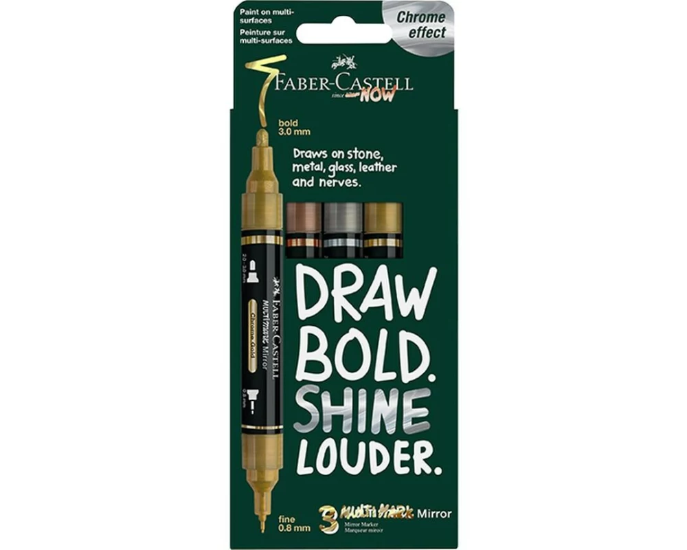 Faber-Castell Multimark Gold/Kupfer/Chrom